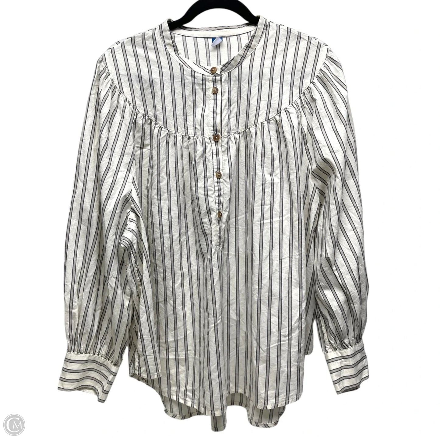 Top Long Sleeve By Old Navy In Striped Pattern, Size: Xxl
