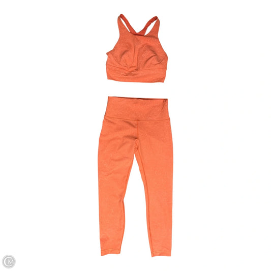Athletic Pants 2pc By Lululemon In Orange, Size: M
