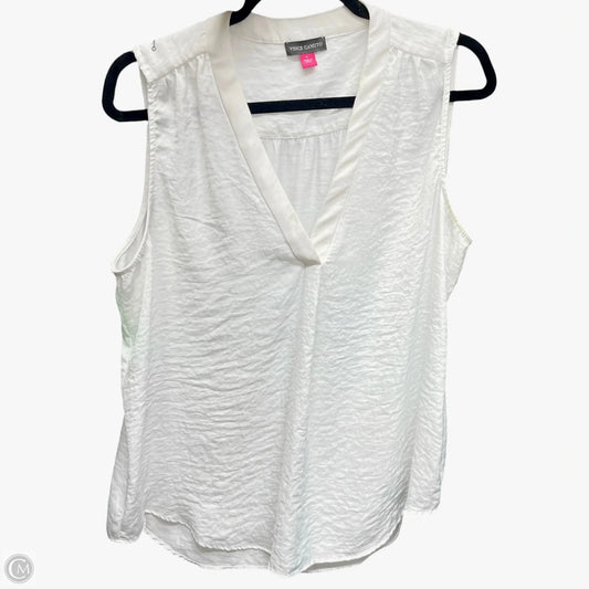 Top Sleeveless By Vince Camuto In White, Size: L