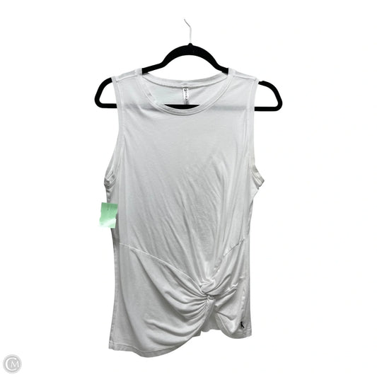 Athletic Tank Top By Fabletics In White, Size: S