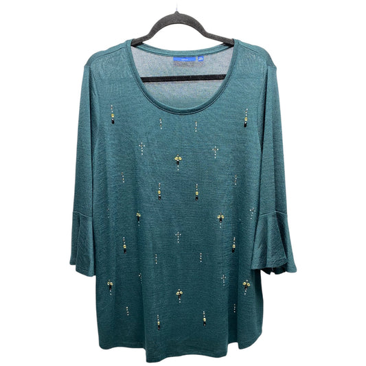 Sweater By Apt 9 In Green, Size: Xxl