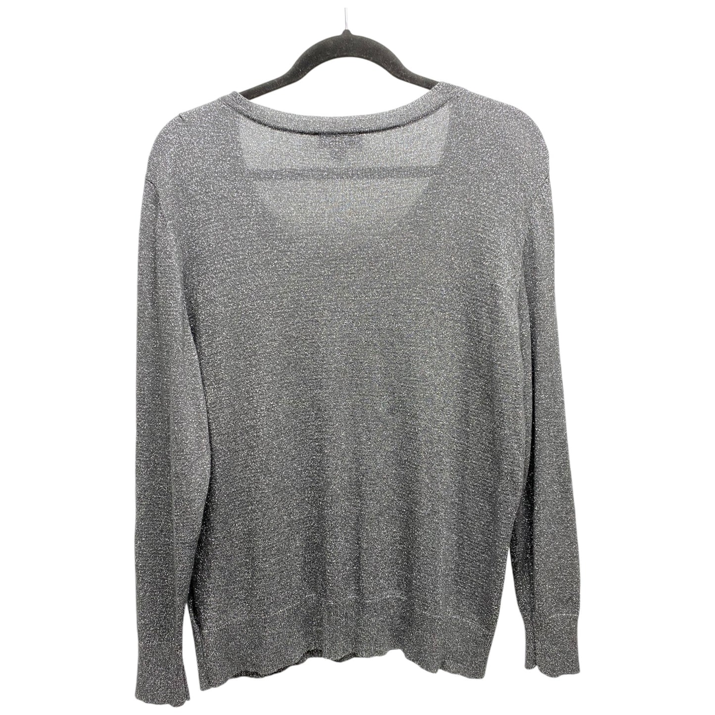 Sweater By Worthington In Grey & Silver, Size: Xlp