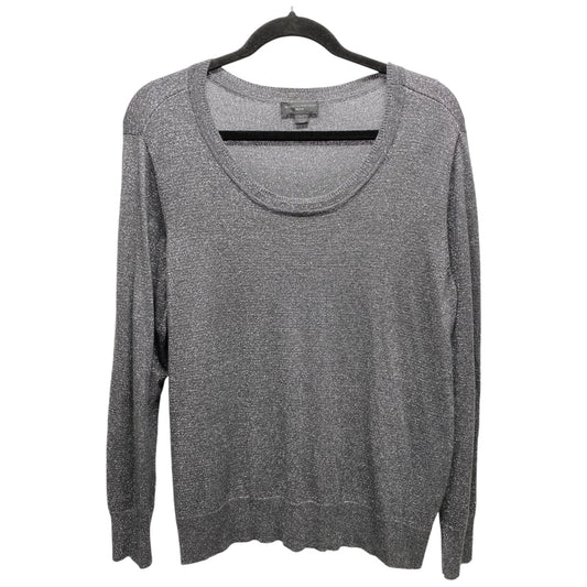 Sweater By Worthington In Grey & Silver, Size: Xlp