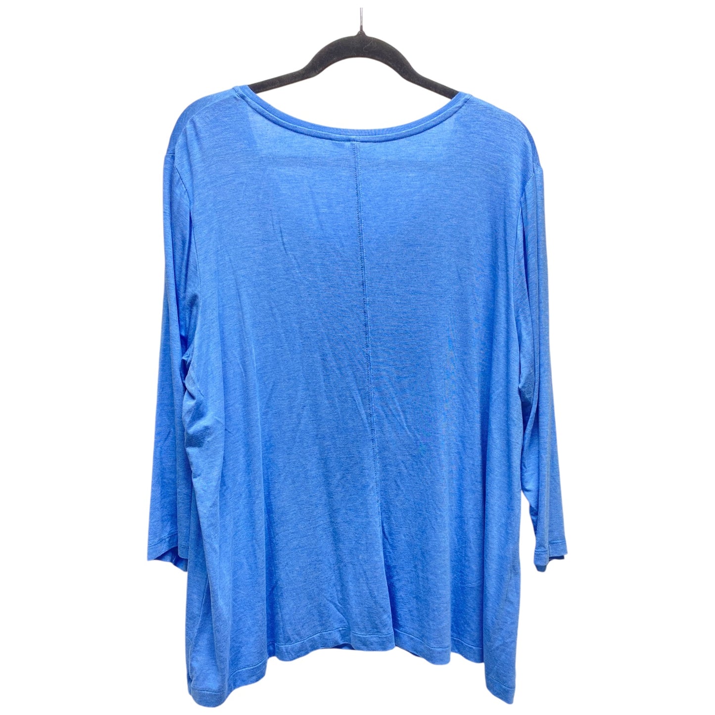 Top Long Sleeve By Cato In Blue, Size: 20