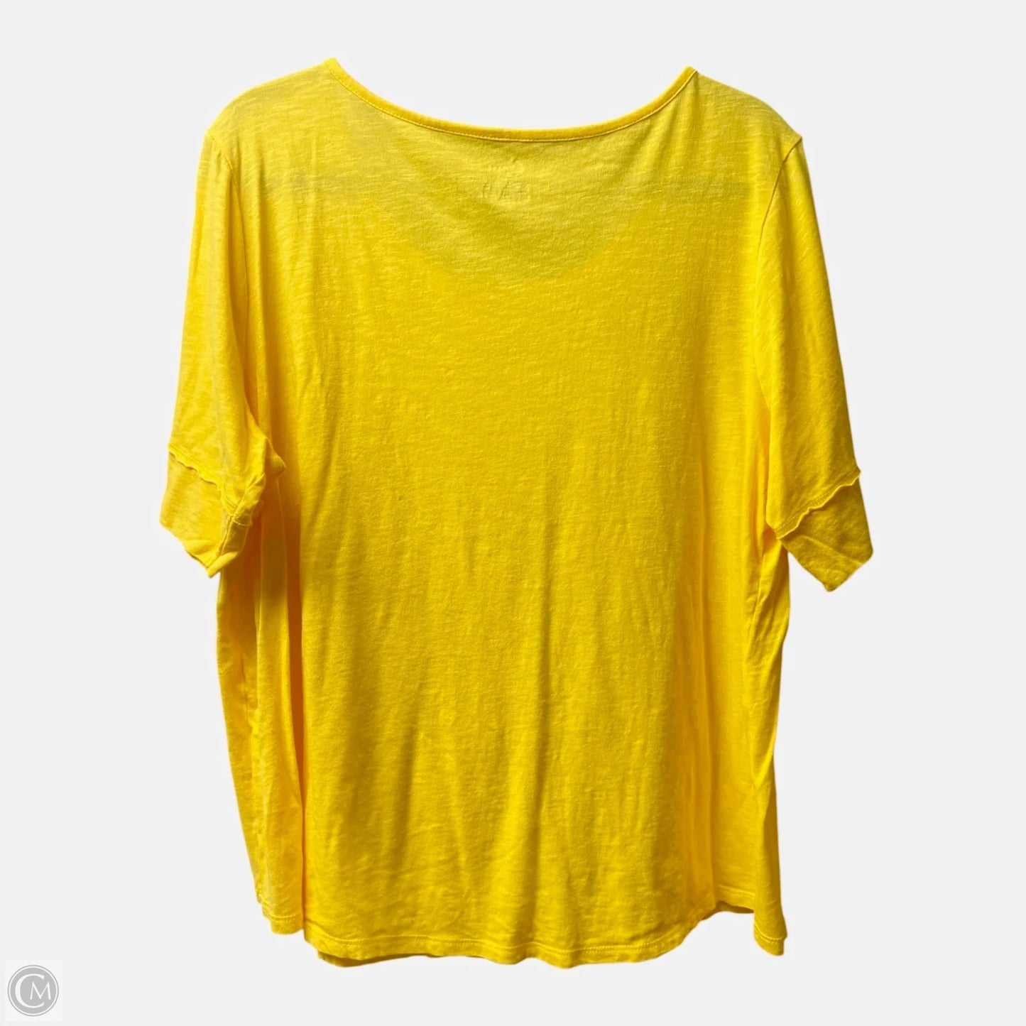 Top Short Sleeve Basic By Cato In Orange, Size: 2x