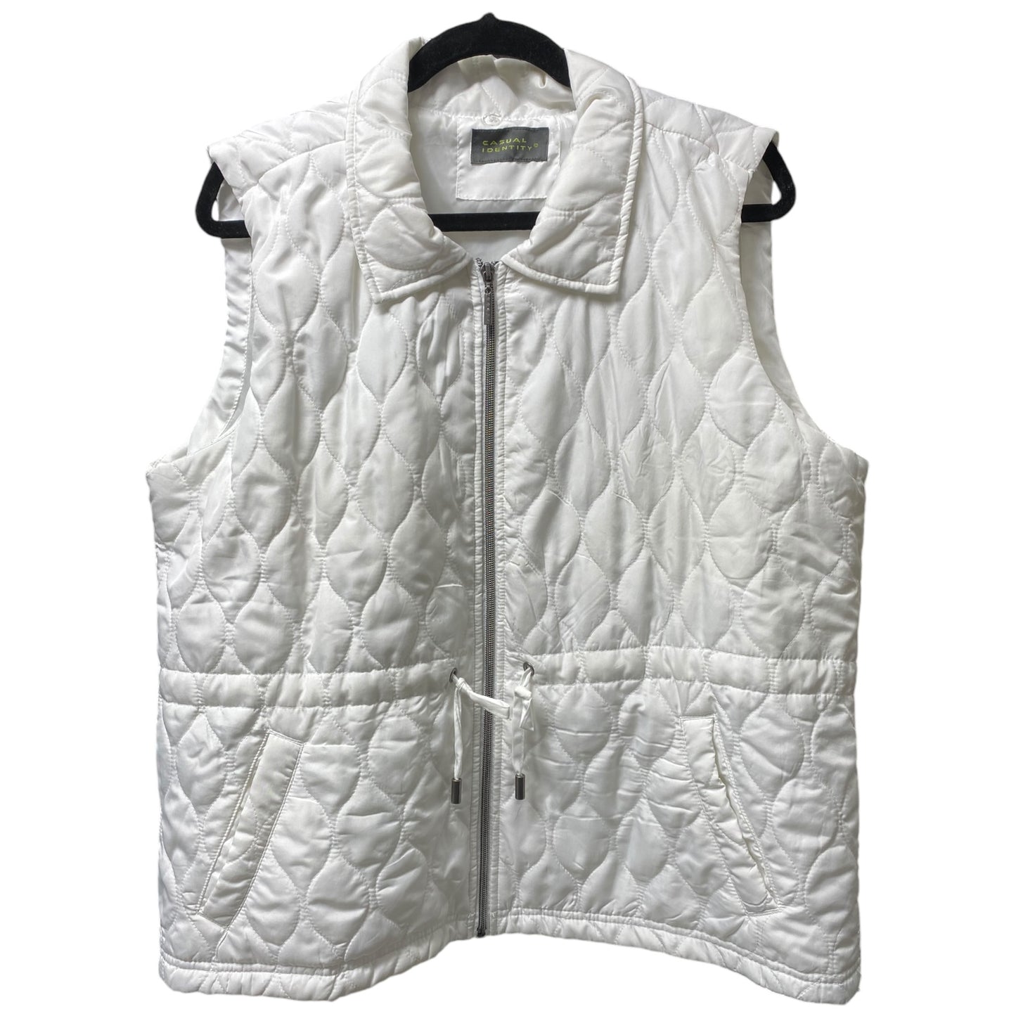 Vest Other By Clothes Mentor In White, Size: Xl