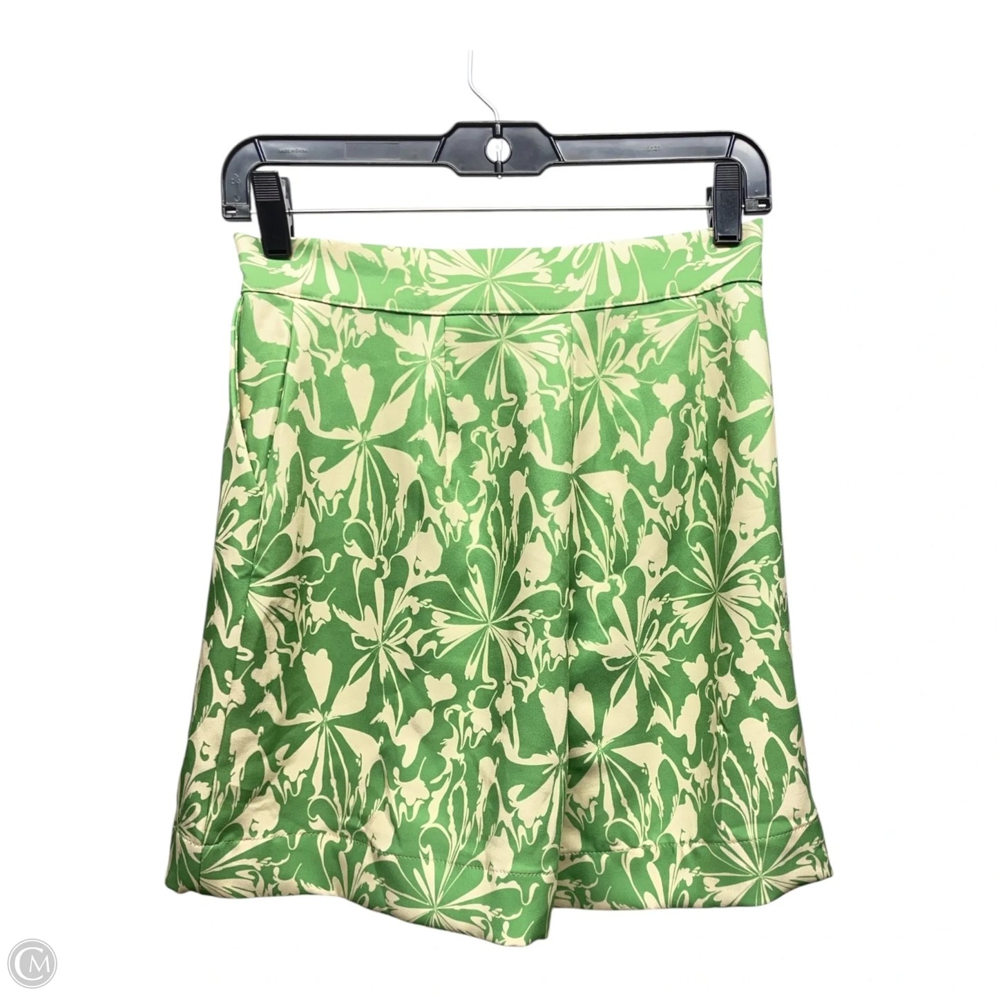Shorts By ALMADA In Green & Yellow, Size: M