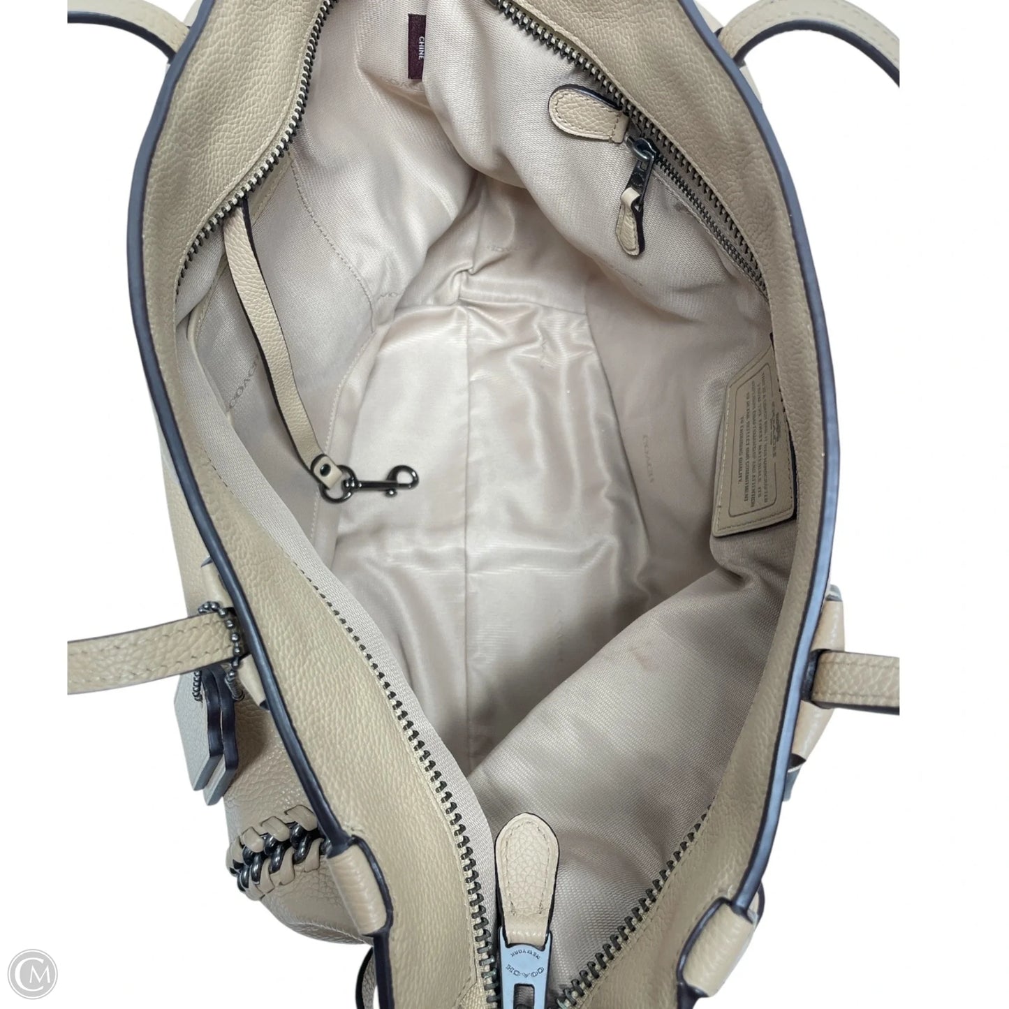 Tote Designer By Coach, Size: Large