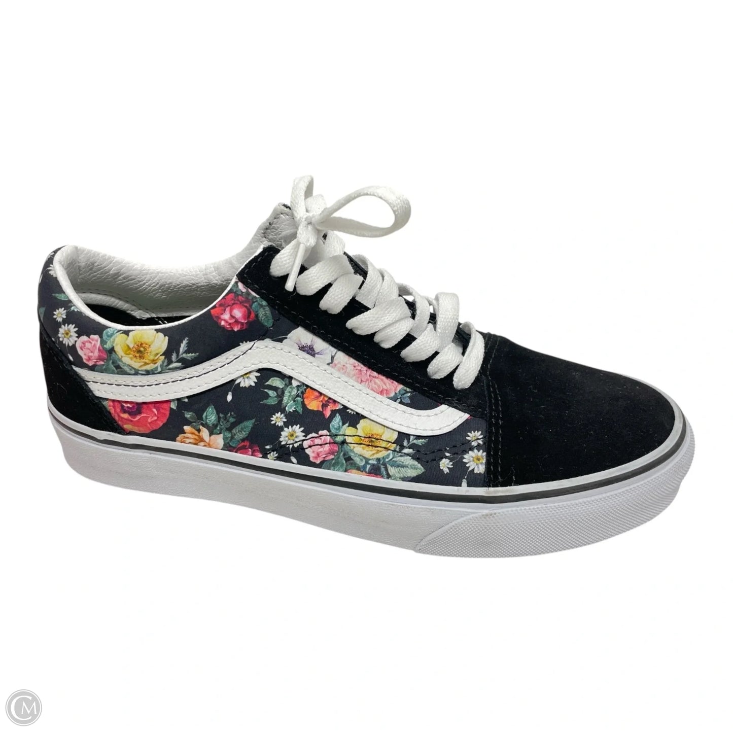 Shoes Sneakers By Vans In Floral Print, Size: 9