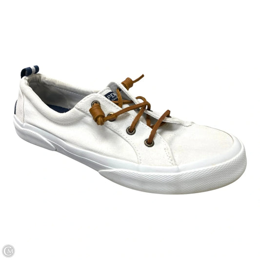 Shoes Sneakers By Sperry In White, Size: 9