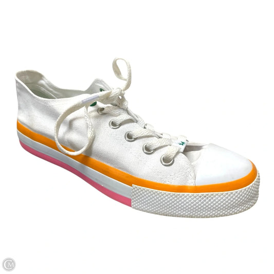 Shoes Sneakers By Benetton In White, Size: 8