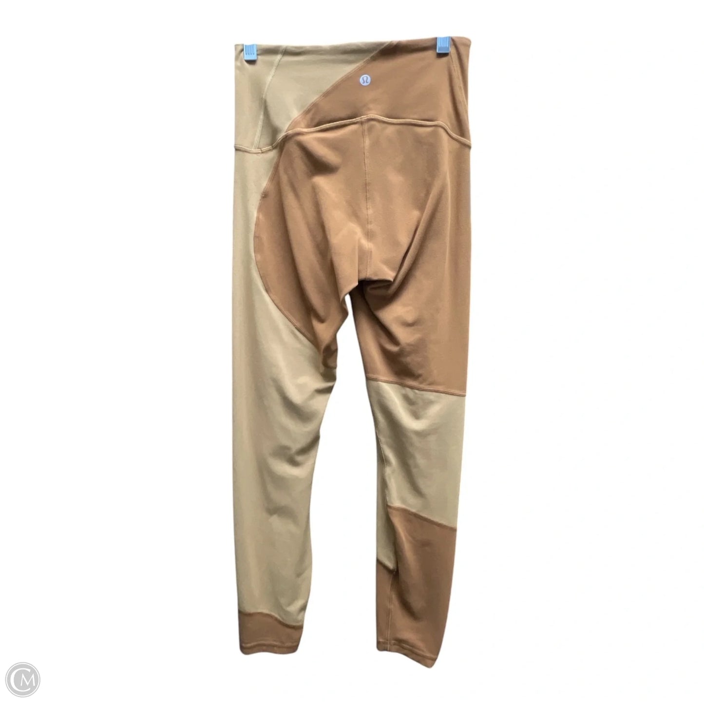 Athletic Leggings By Lululemon In Brown & Tan, Size: 4