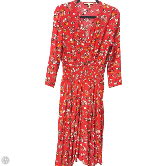 Dress Casual Midi By maje -  In Floral Print, Size: L