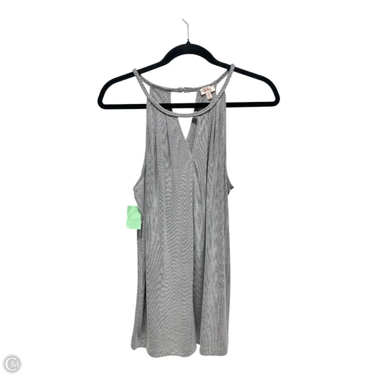 Top Sleeveless By Pixley In Grey, Size: S
