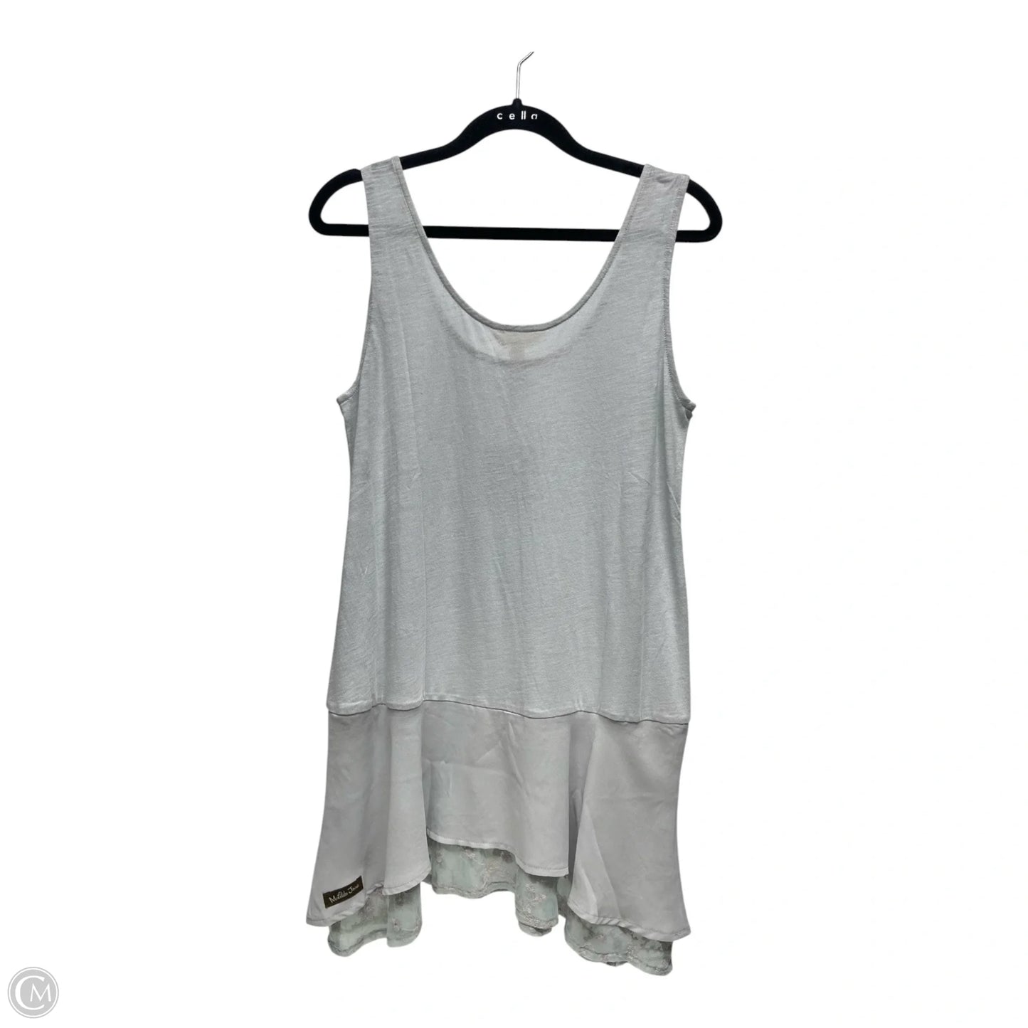 Top Sleeveless By Matilda Jane In Grey, Size: S