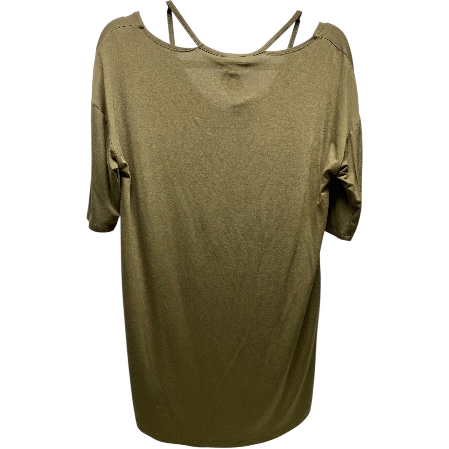 Top Short Sleeve Designer By Neiman Marcus In Green, Size: S