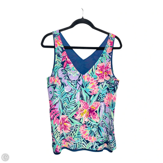 Blouse Designer By Lilly Pulitzer In Floral Print, Size: M