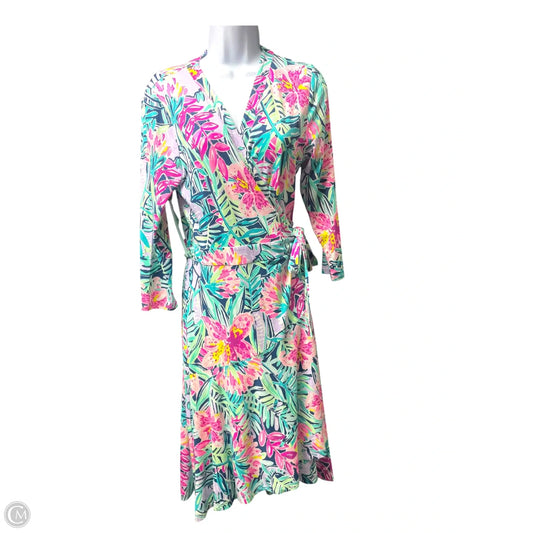 Dress Designer By Lilly Pulitzer In Floral Print, Size: M