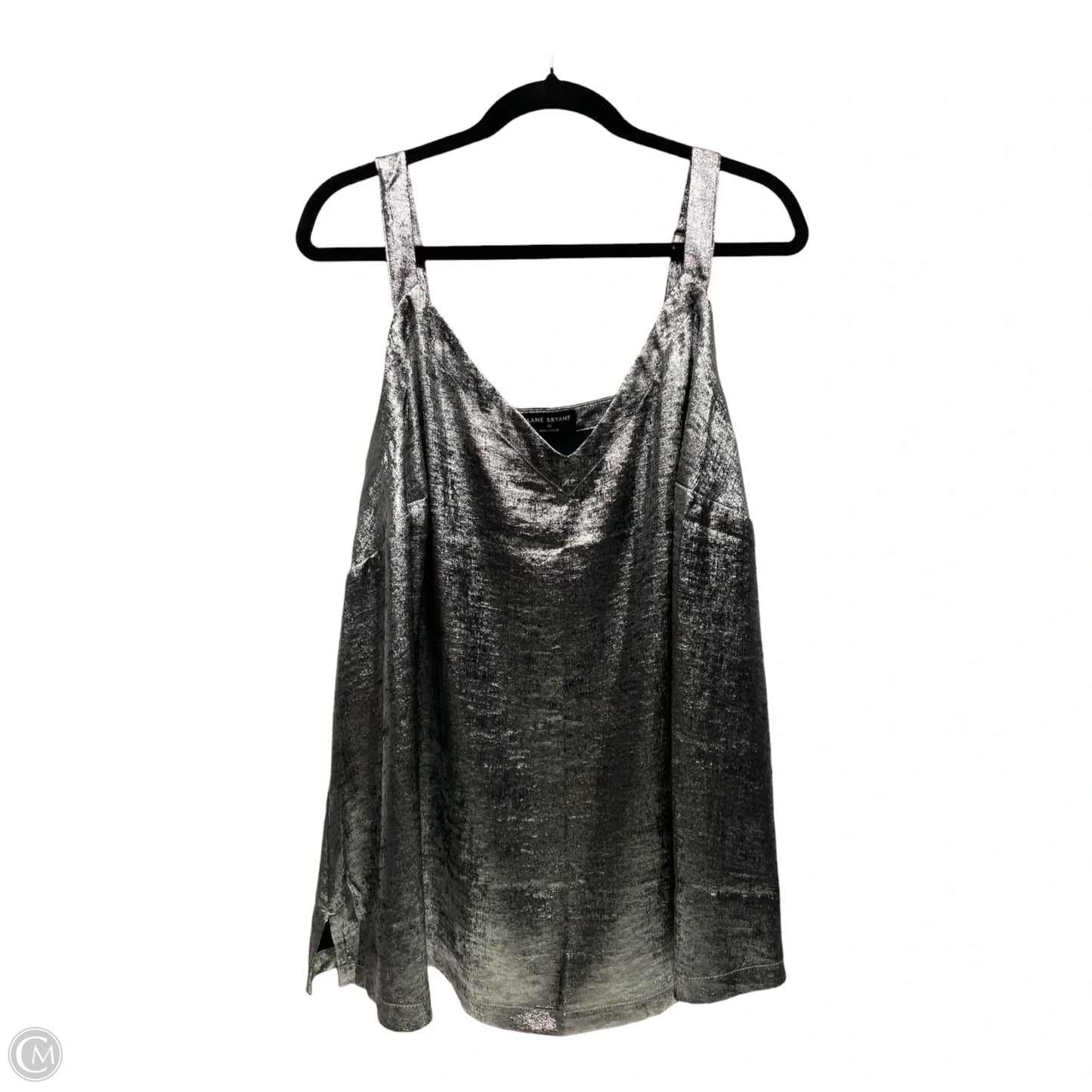 Top Cami By Lane Bryant In Silver, Size: 2x