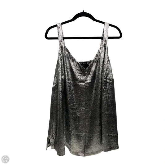 Top Cami By Lane Bryant In Silver, Size: 2x