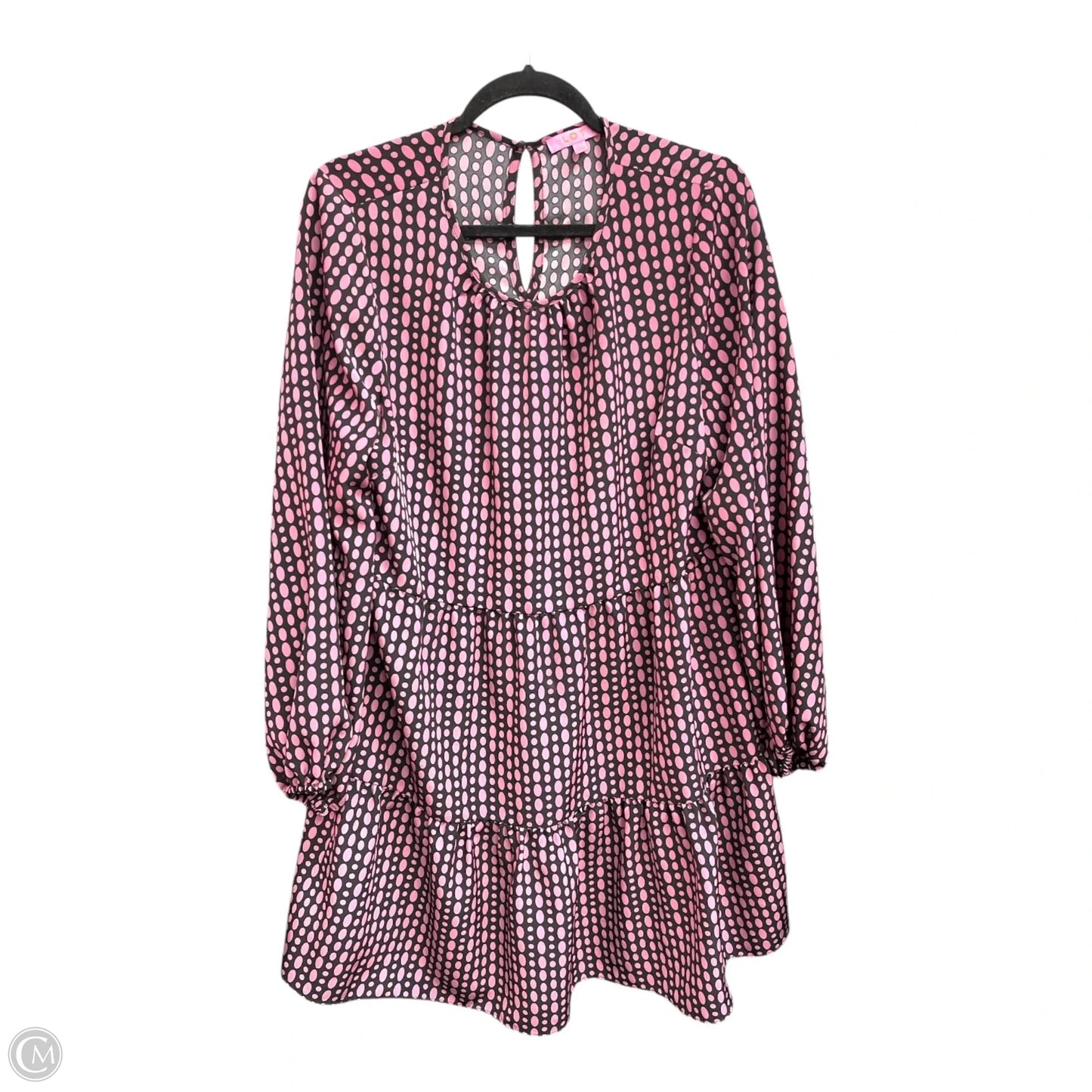 Dress Casual Short By Cmc In Black & Pink, Size: 12