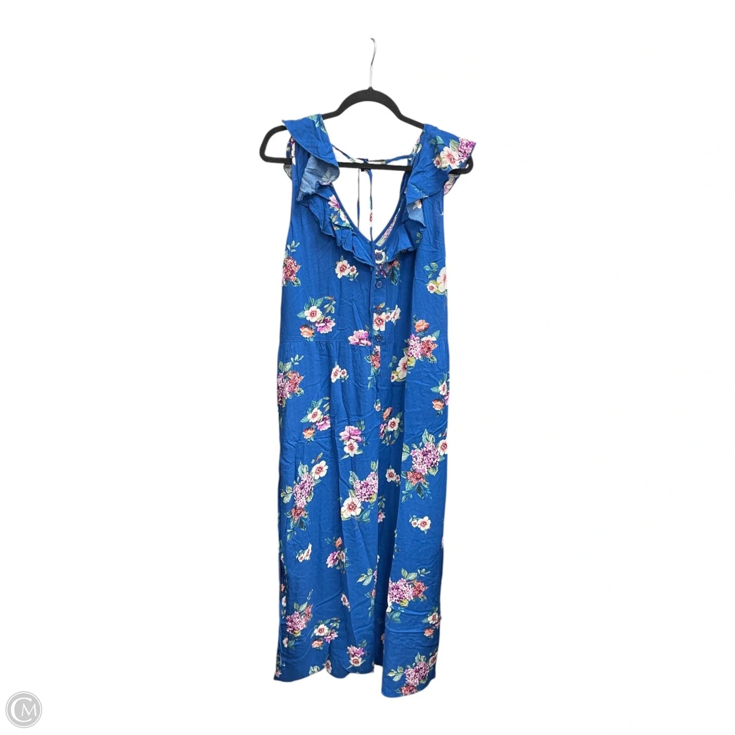 Jumpsuit By Xhilaration In Floral Print, Size: Xl