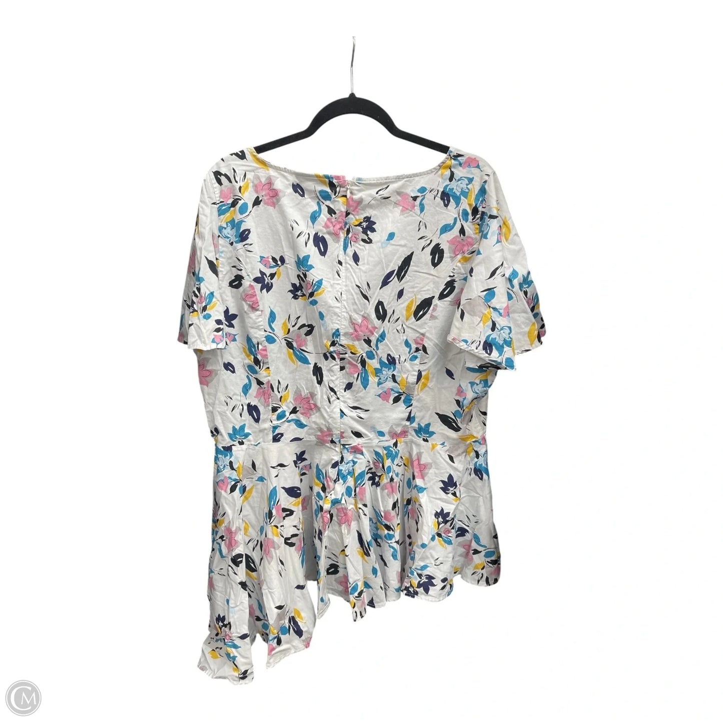 Tunic Short Sleeve By Lane Bryant In Floral Print, Size: 3x