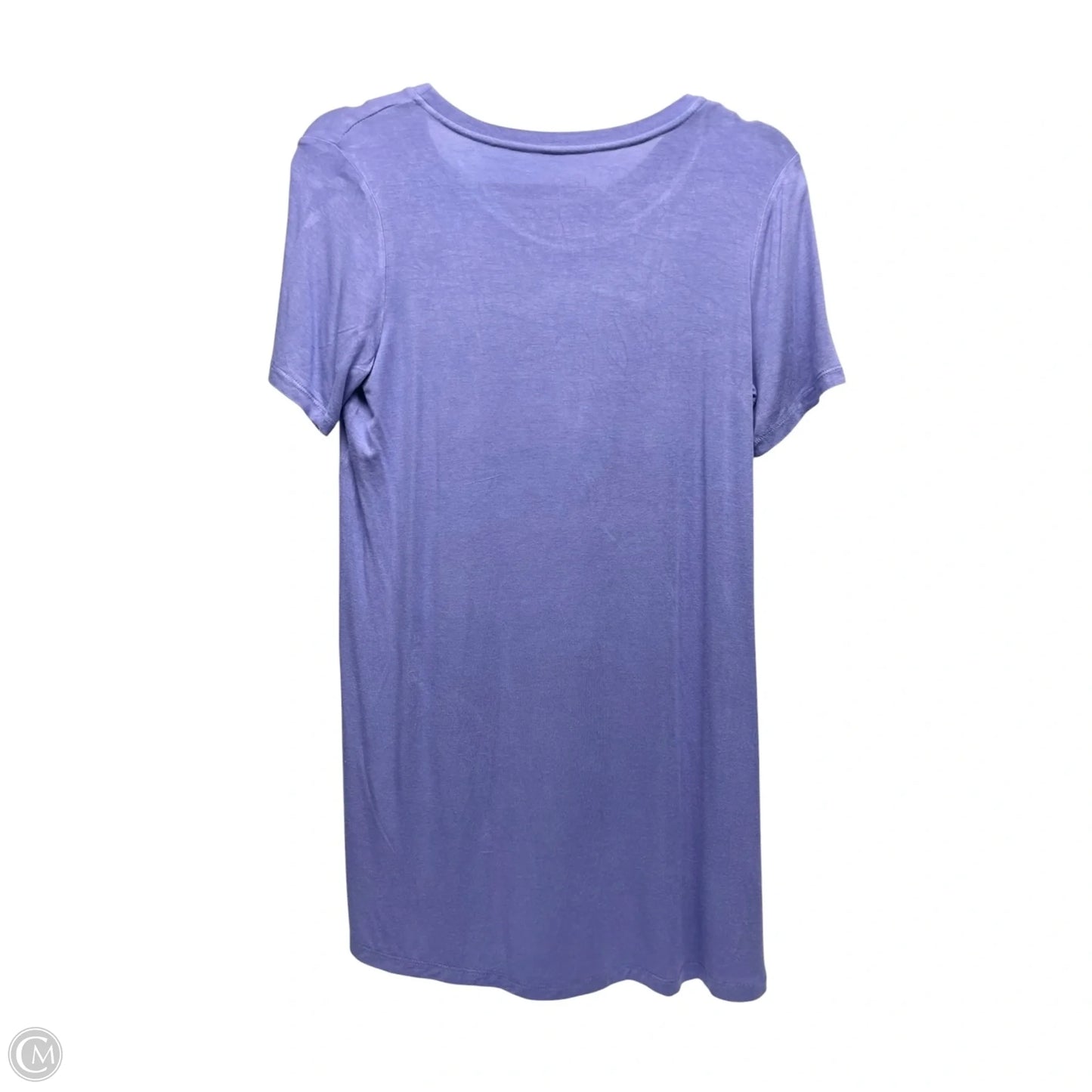 Tunic Short Sleeve By Logo In Blue, Size: Xs