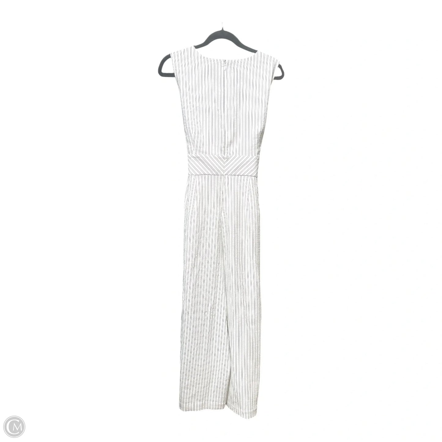 Jumpsuit By Calvin Klein In Striped Pattern, Size: 14