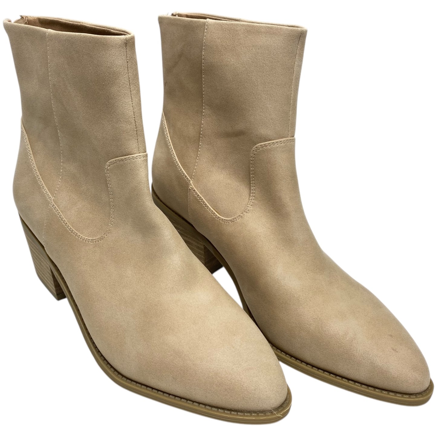 Boots Ankle Heels By Dolce Vita In Tan, Size: 8.5