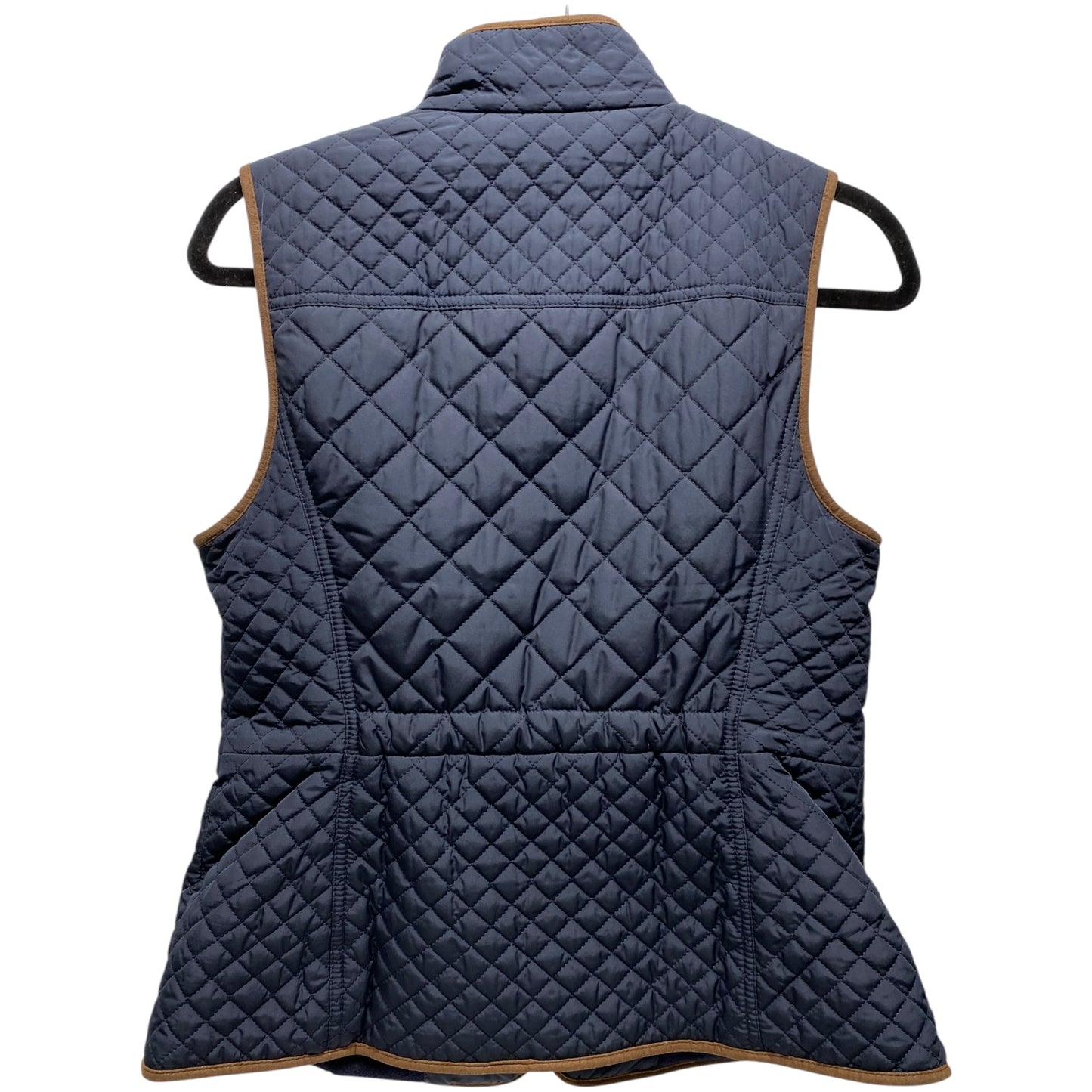 Vest Puffer & Quilted By Talbots In Blue & Brown, Size: Xs