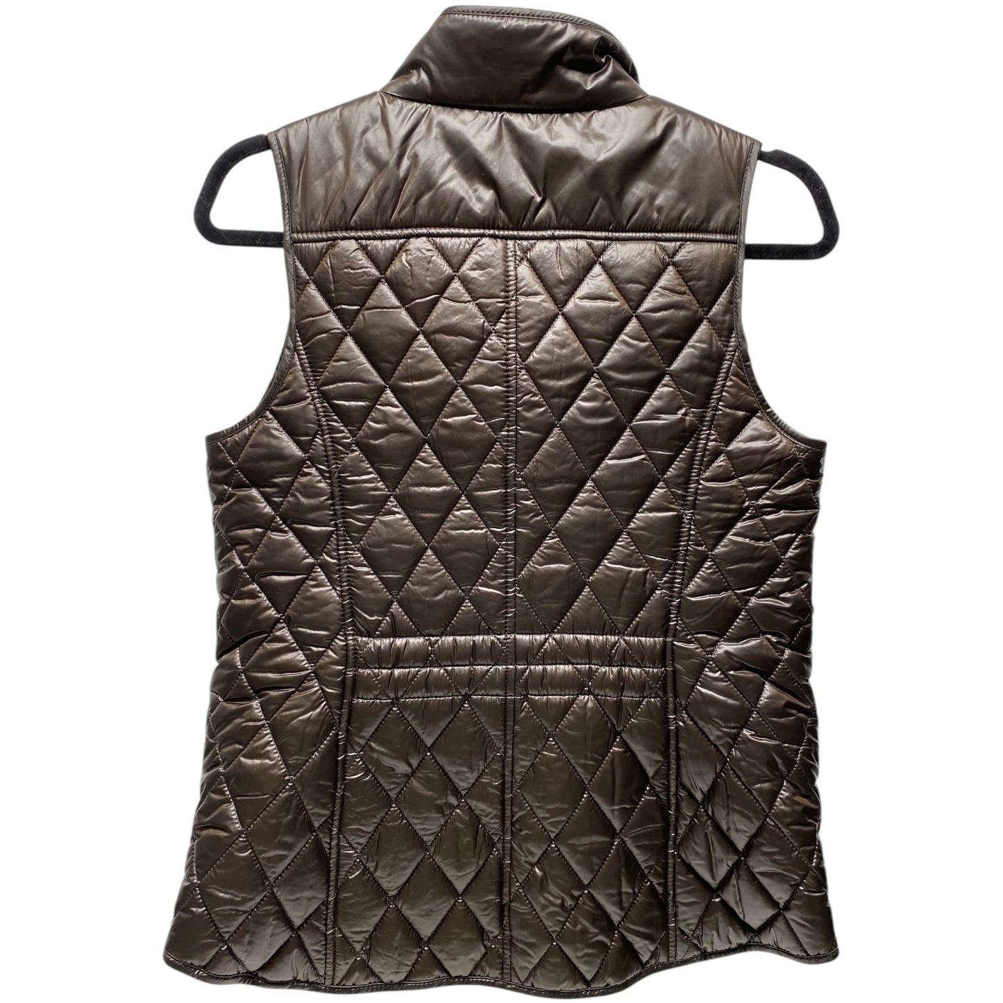 Vest Puffer & Quilted By Talbots In Brown, Size: Xs