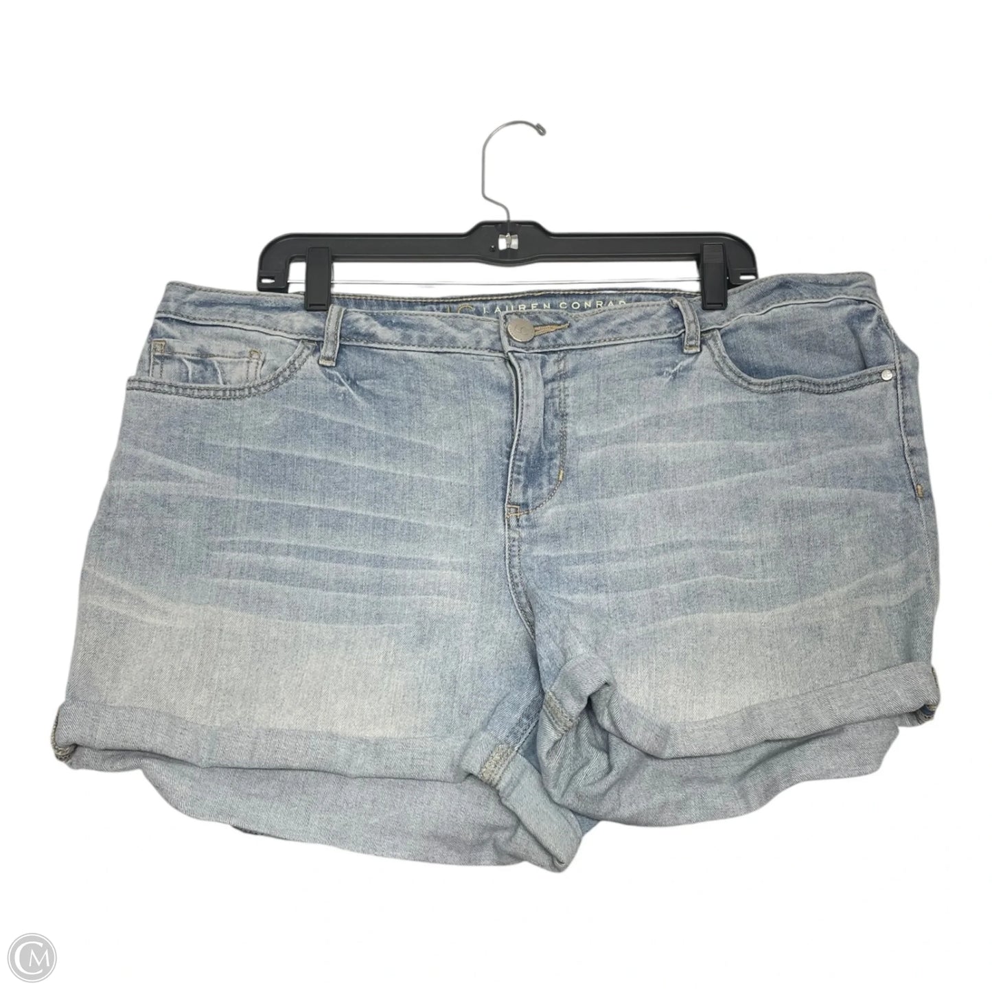 Shorts By Lc Lauren Conrad In Blue Denim, Size: 18