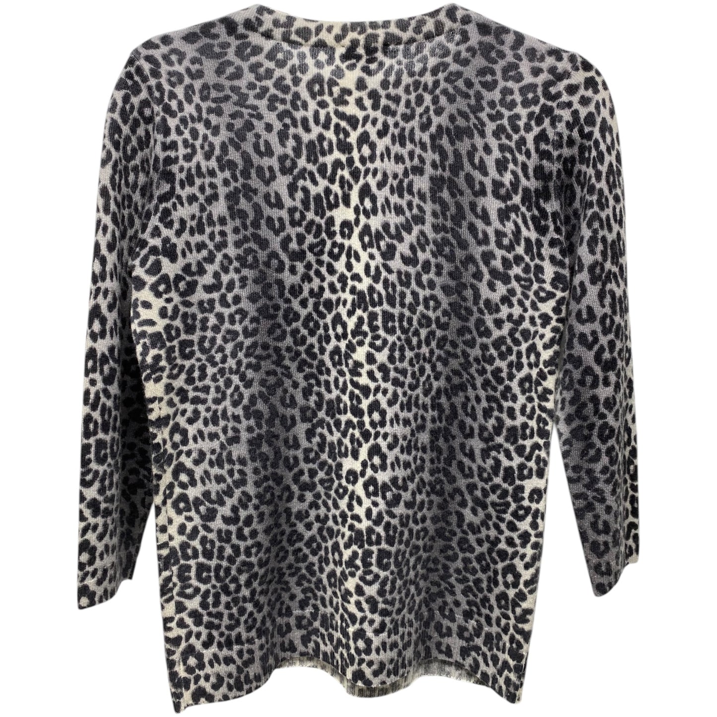 Sweater Cashmere By Talbots In Animal Print, Size: S