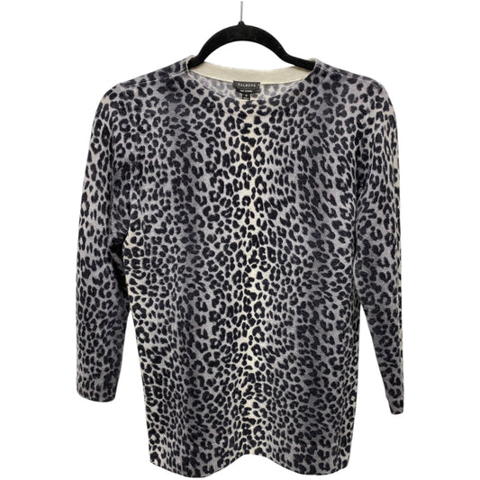 Sweater Cashmere By Talbots In Animal Print, Size: S