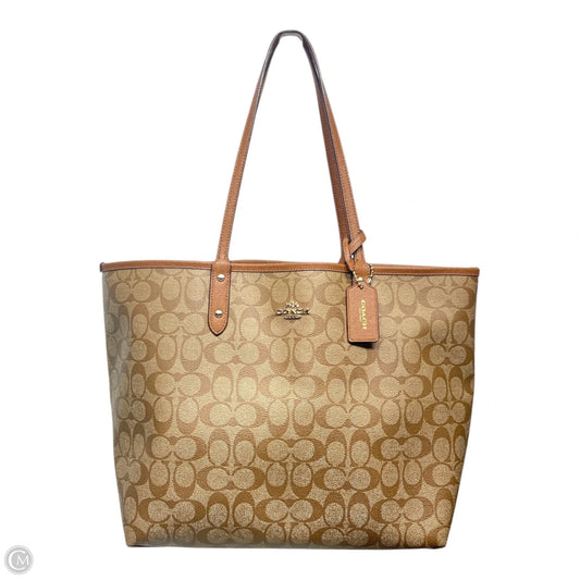 Tote Designer By Coach, Size: Large