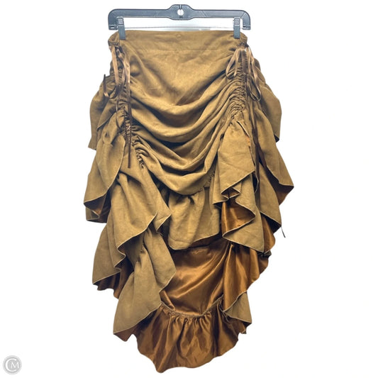 Skirt Maxi By Clothes Mentor In Brown, Size: L