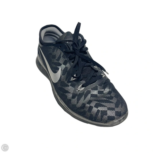 Shoes Athletic By Nike In Black & Silver, Size: 6.5
