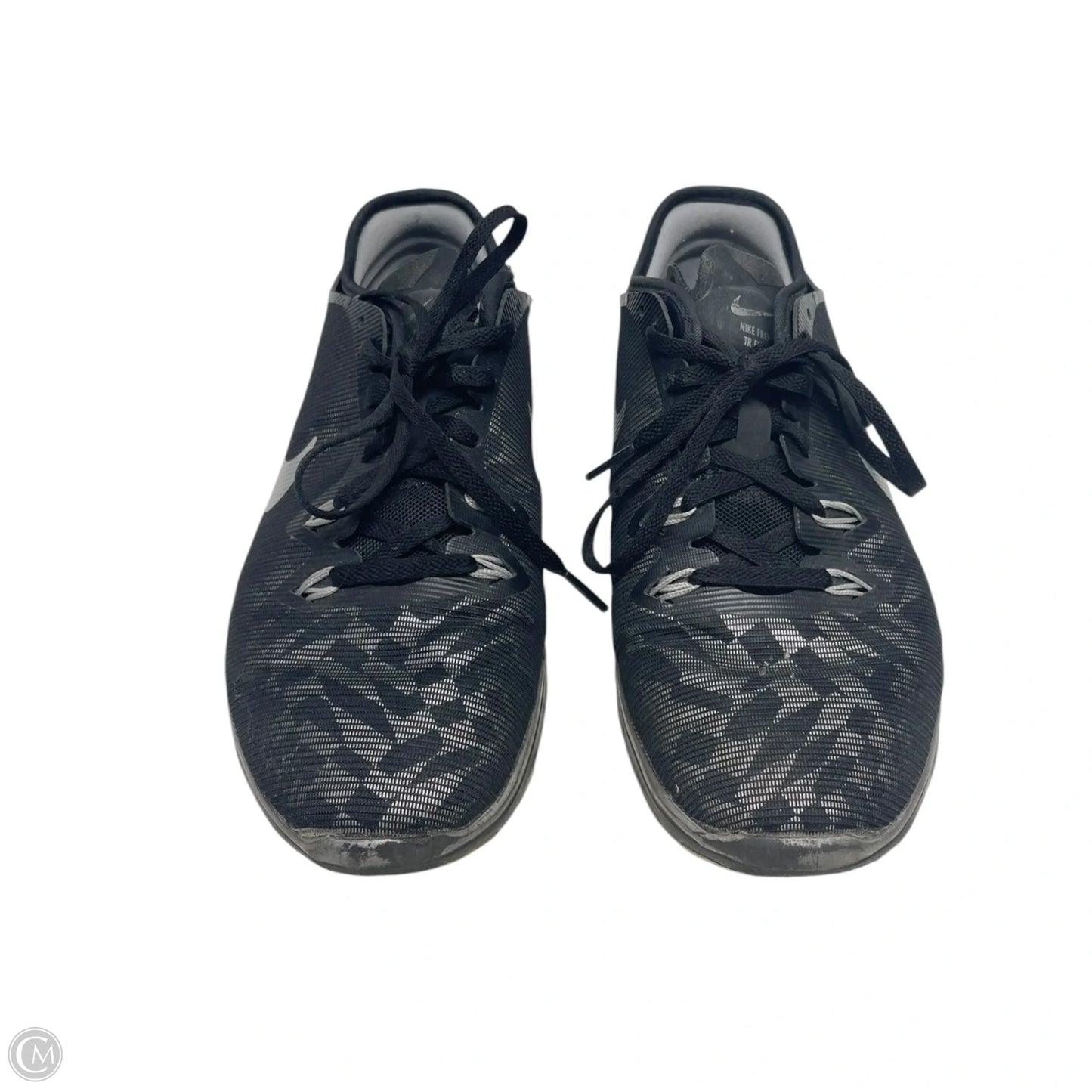 Shoes Athletic By Nike In Black & Silver, Size: 6.5