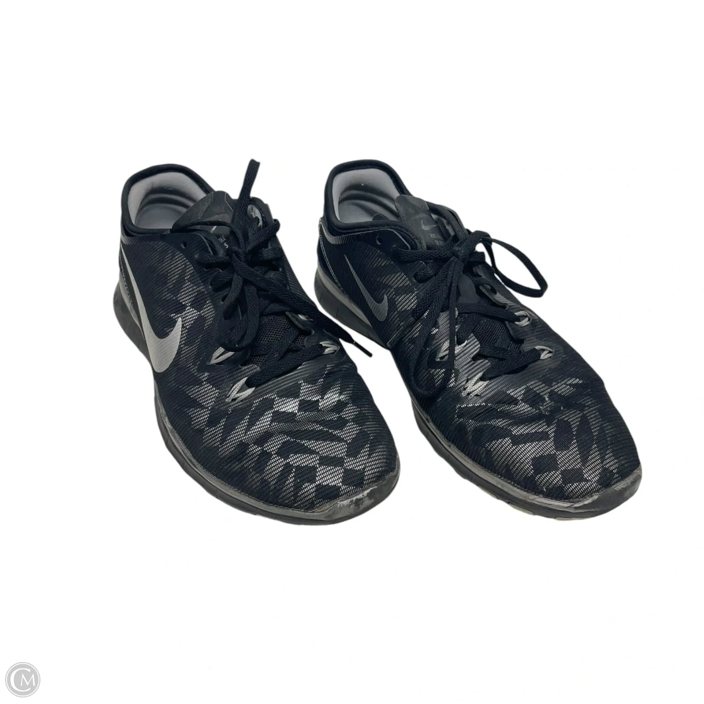 Shoes Athletic By Nike In Black & Silver, Size: 6.5