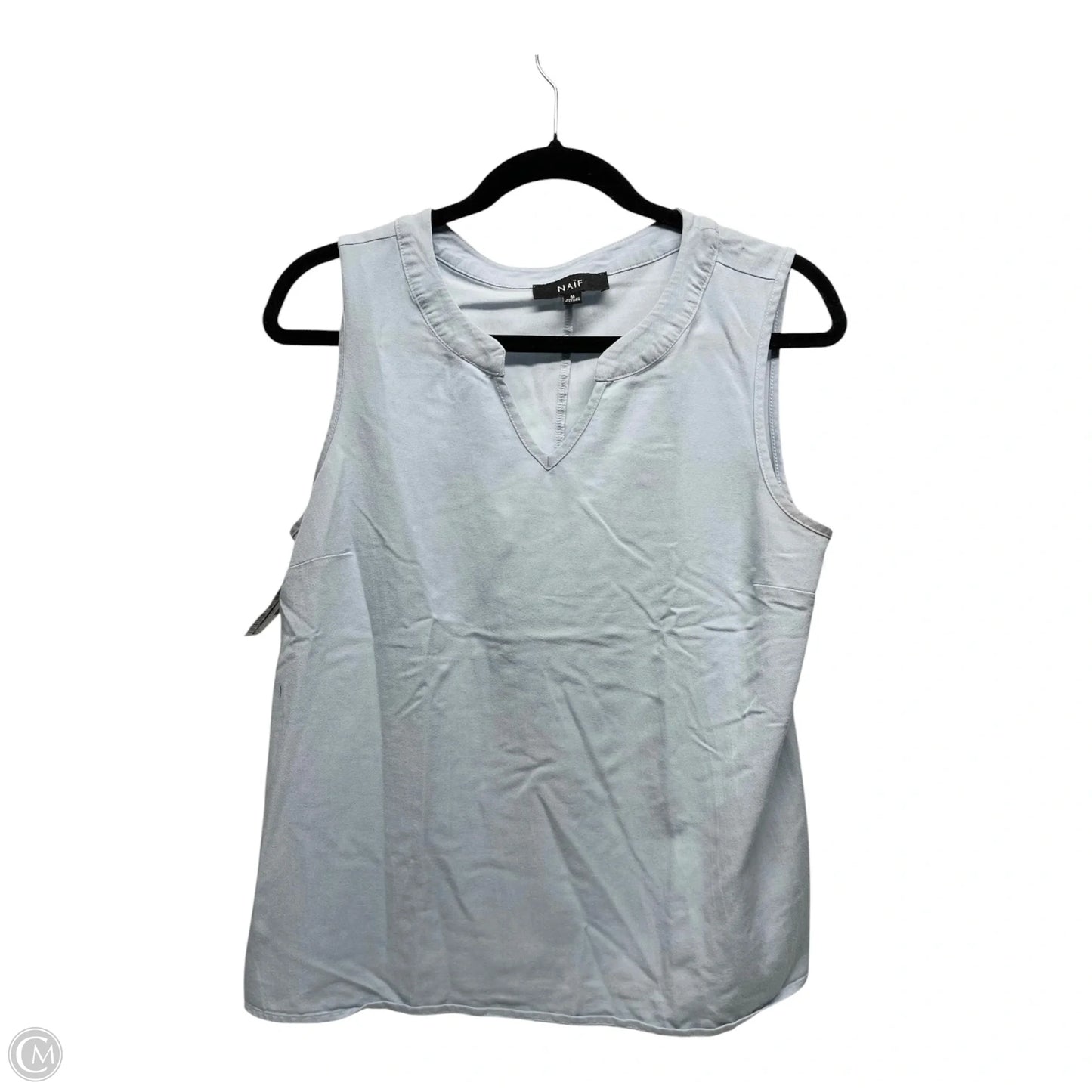 Top Sleeveless By Naif In Blue, Size: M