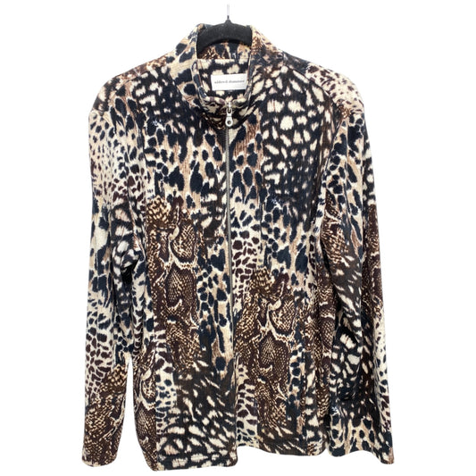 Jacket Other By Alfred Dunner In Animal Print, Size: L