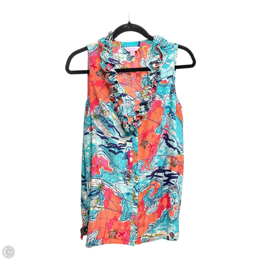 Blouse Designer By Lilly Pulitzer In Multi-colored, Size: M