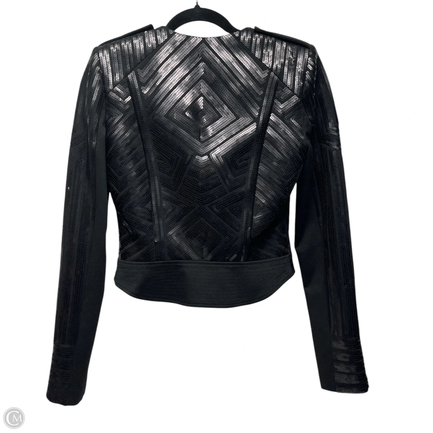 Jacket Moto By Bcbgmaxazria In Black, Size: Xs