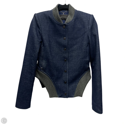 Jacket Denim By Bcbgmaxazria In Blue Denim, Size: Xs