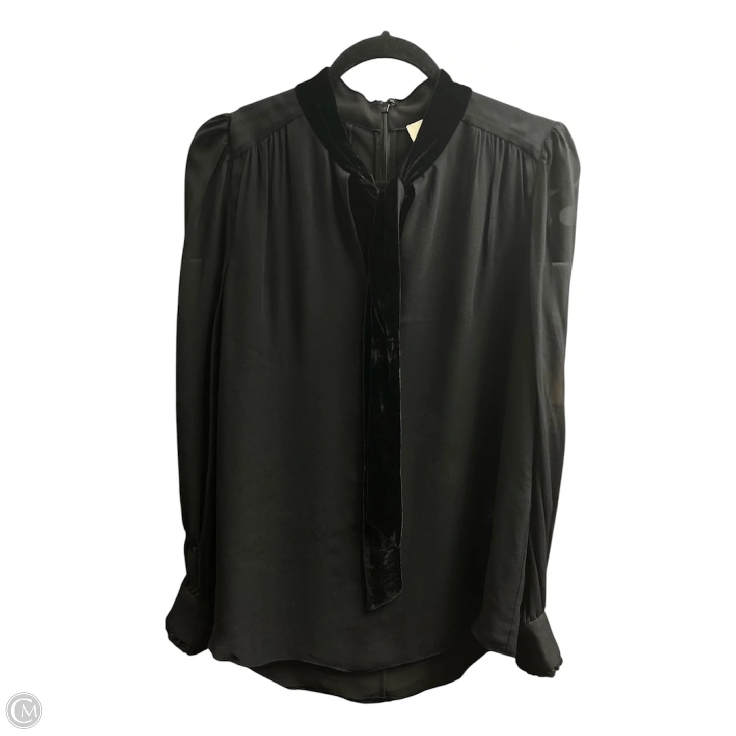 Blouse Designer By Kate Spade In Black, Size: M