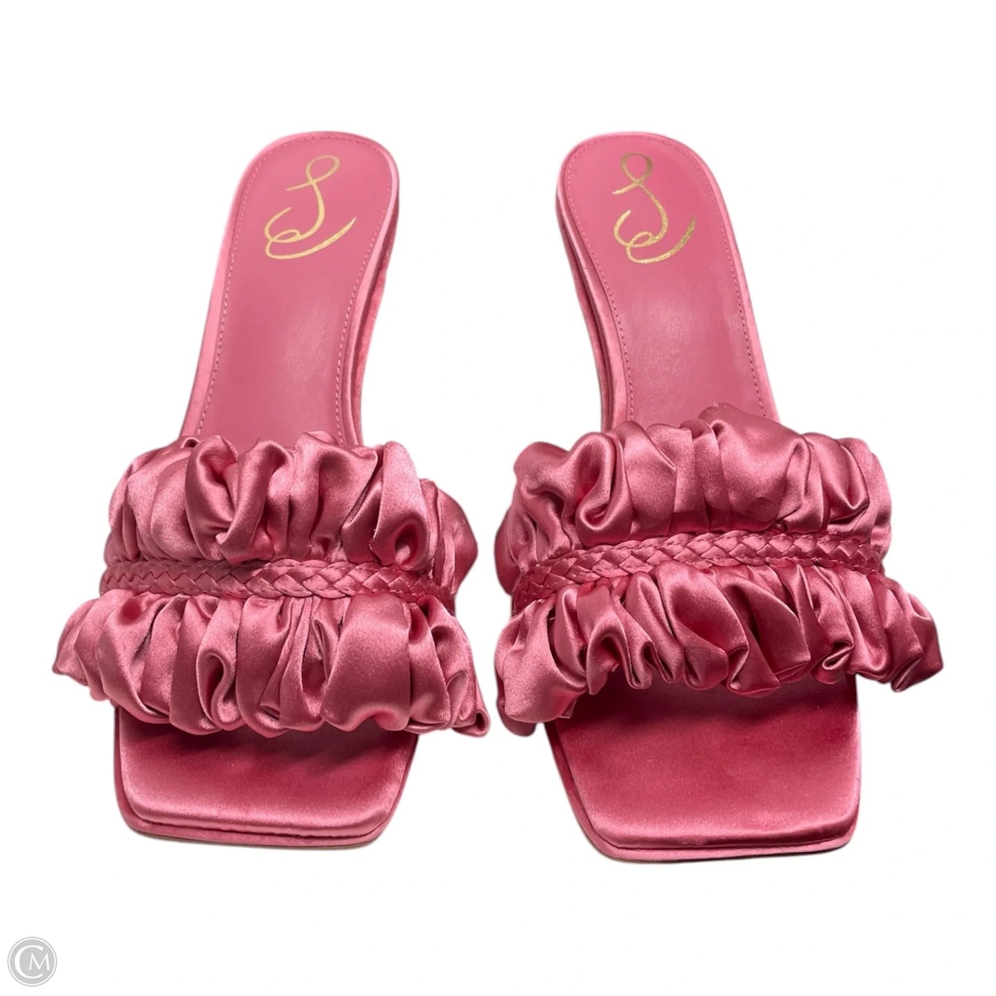 Sandals Heels Stiletto By Sam Edelman In Pink, Size: 9