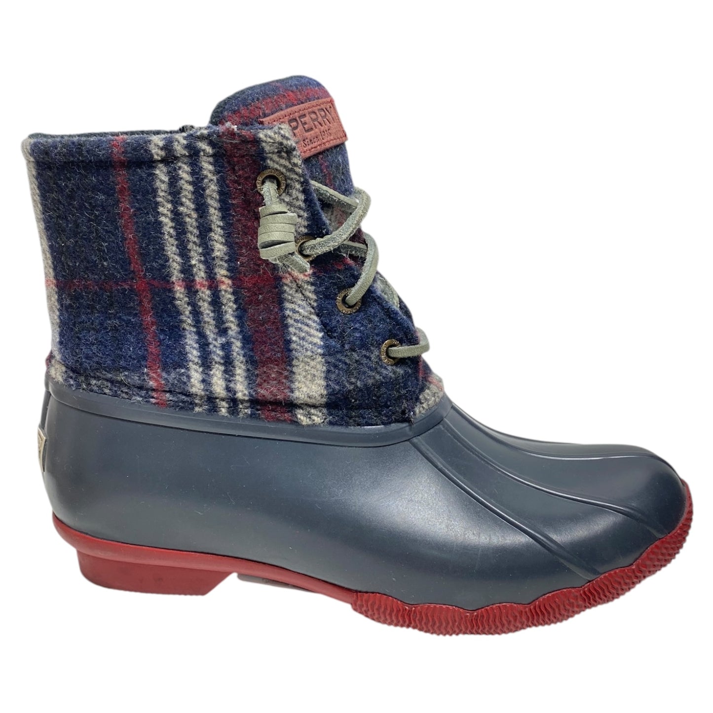 Boots Snow By Sperry In Blue & Red & White, Size: 6