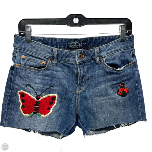 Shorts By Lucky Brand In Blue Denim, Size: 8