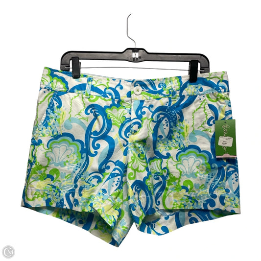 Shorts Designer By Lilly Pulitzer In Blue & Green, Size: 10